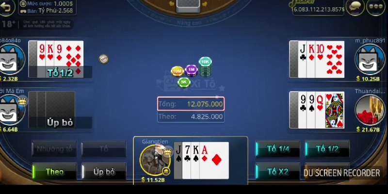 Luật lệ chơi game Xì Tố cơ bản nhất